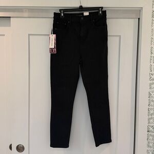 Aritzia Denim Forum The Lola High Rise Skinny Black Jeans 29 waist 26L NWT